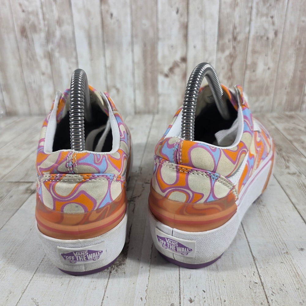 Vans Old Skool Stacked Psychedelic Swirl Platform Sneakers Womens 6.5 Mens 5.0 - Picture 2 of 8